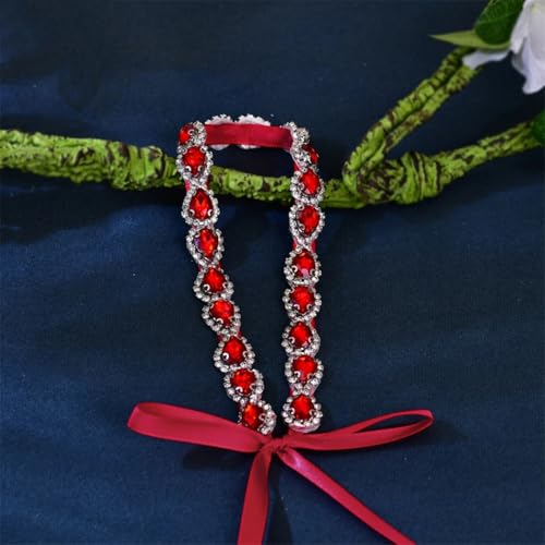 Women Long Ribbons Wedding Belt Formal Dress Evening Gown Waist Accessories Handmade Banquet Thin Sash4