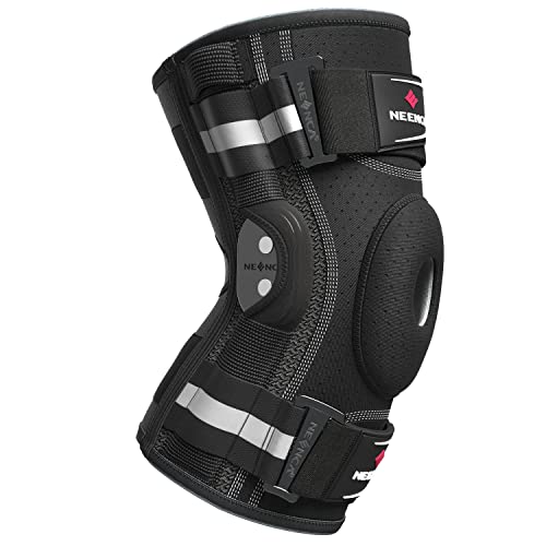 NEENCA Professional Knee Brace for Knee Pain, Adjustable Hinged Knee Support...