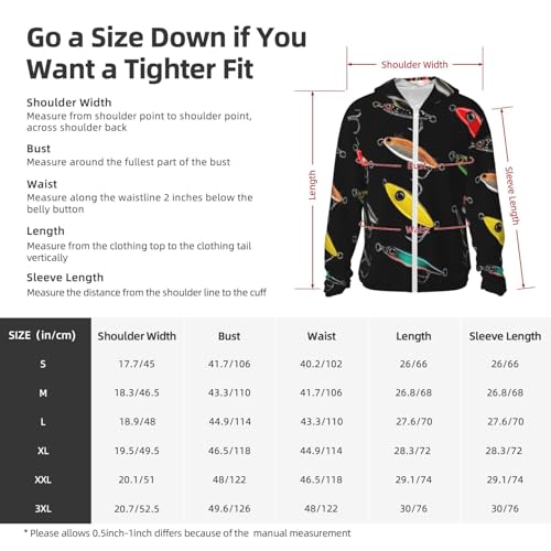 UPF 50+ Sun Protection Hoodie Long Sleeve Fishing Lure Sun Shirt Rash Guard Fishing Shirts for Men2