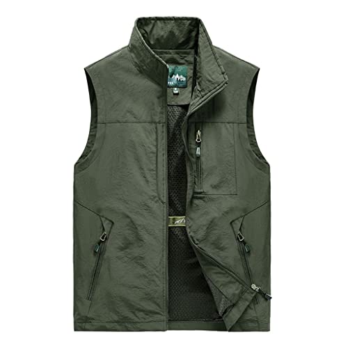 Chaleco de pesca y montañismo RJJ impermeable transpirable de secado rápido