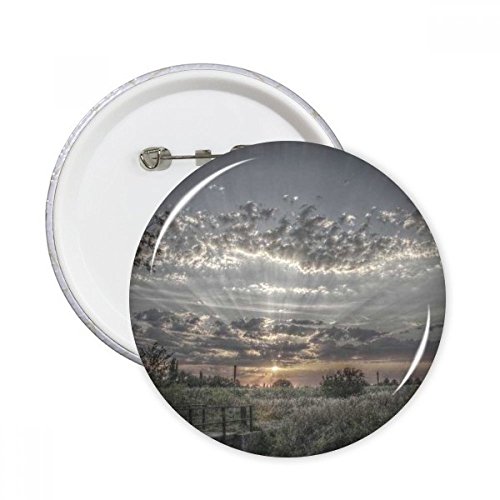 Pins badge rond nuages 5 pièces M | Idée cadeau décoration multicolore