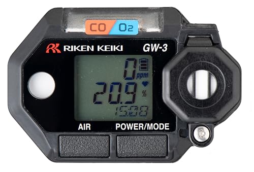 理研計器 個人装着型酸素・一酸化炭素計 GW-3(CX)