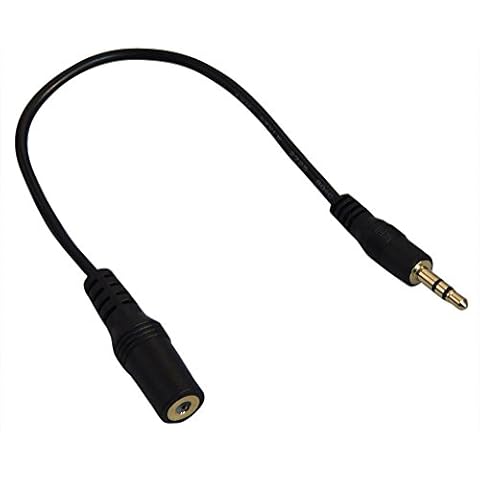 YCS basics 3.5mm Smartphone TRRS Headset to TRS Headphones Adapter (Removes The Microphone Channel) Cover