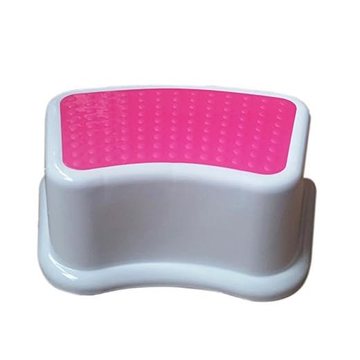 Kids Best Friend Girls Pink Step Stool, Ideal Gift, Take It Along in Bedroom, Kitchen, Bathroom and Living Room. Great for Potty Training