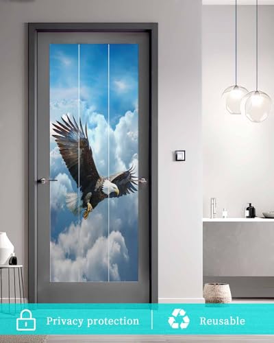 Película Decorativa para Ventanas de Privacidad Azul 35.4x78.7 in miniatura 5