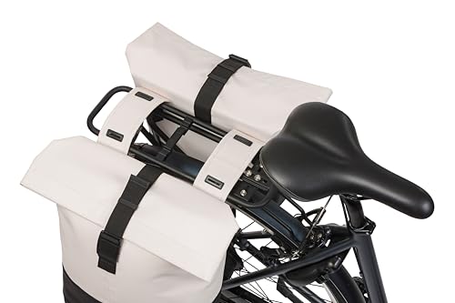 Sacoche double de vélo Basil Cove durable en matériau recyclé haut de gamme