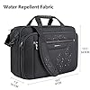 VANKEAN Laptop Bag Laptop Briefcase Fits Up to 18 Inch Laptops XXL Water-Repellent Gaming Computer Bag Messenger Shoulder Bag for Men and Women Expandable Capacity for Travel/Business/School- Black #1