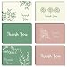 48-Pack Thank You Greeting Cards Bulk Box Set, Blank on the Inside, 6 Floral and Foliage Designs, Pink, Beige, Green, Envelopes Included, 4 x 6 Inches