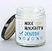 Hanukkah Candle Nice Naughty Jewish Hanukkah Gift for Jewish Women Men, Hanukkah Family Together Dining Table Decoration, House Room Dinner Scented Candle Hanukkah Decoration