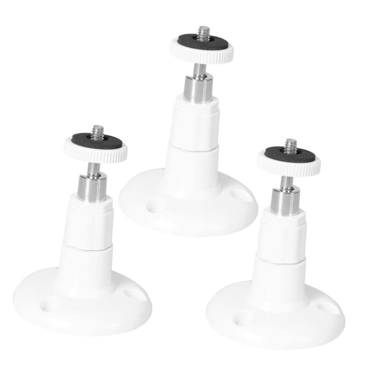 ARTIBETTER 3pcs Monitor Bracket Indoor Universal Mount Security Camera Bracket White