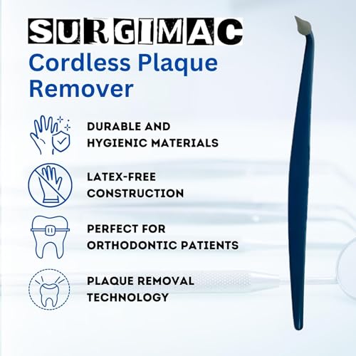 SurgiMac Gum Massager Dental Picks – Rubber Tip Oral Care Tools, Floss Picks for Teeth Cleaning, Plaque Remover, Soft Gum Stimulators | 10-Pack - Thumbnail 5