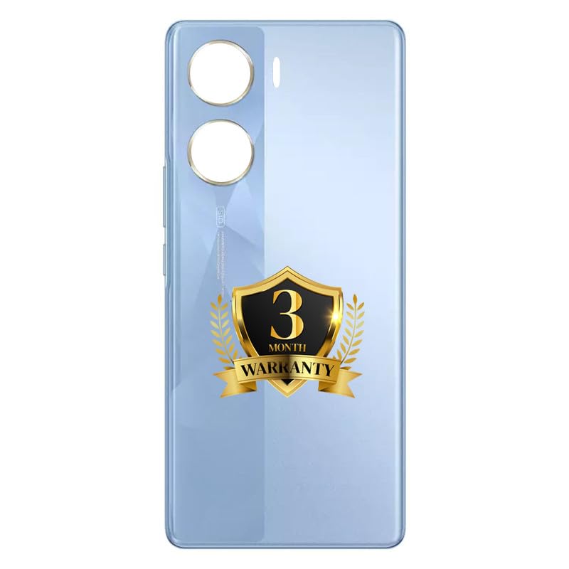 GIFFEN® 100% OG Mobile Back Panel Back Glass Mobile Compatible with Vivo V29E (Artistic Blue) | with Logo & 3 Months Warranty