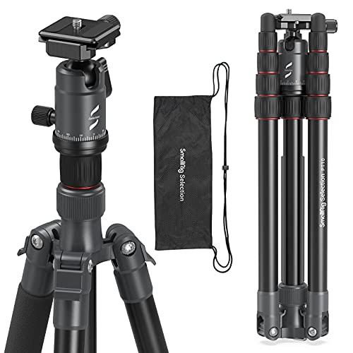 SmallRig Selection Trépied monopode en fibre de carbone avec rotule à 360°, plaque de dégagement rapide Arca Swiss 142,2 cm pour appareil photo reflex numérique, caméscope vidéo jusqu'à 8 kg PT10 3257 Cover