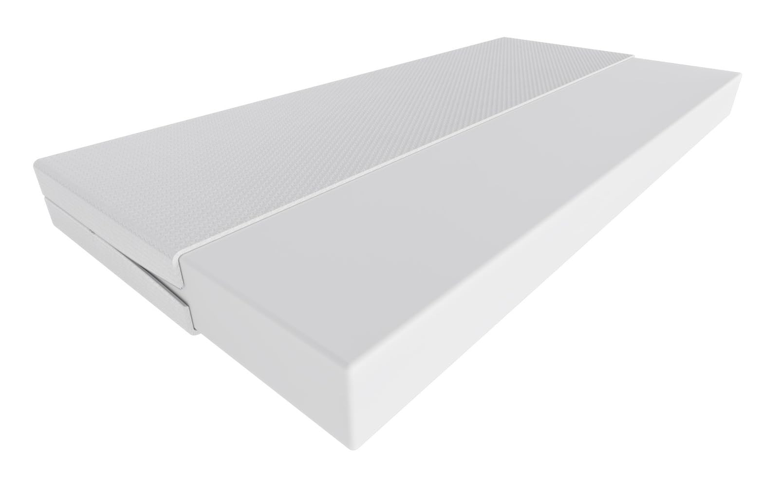 KOBI Matelas en Mousse 80x160, Matelas de lit, H2 Semi-Flexible, pour Chambre d'enfant, Double Face, Respirant, déhoussable