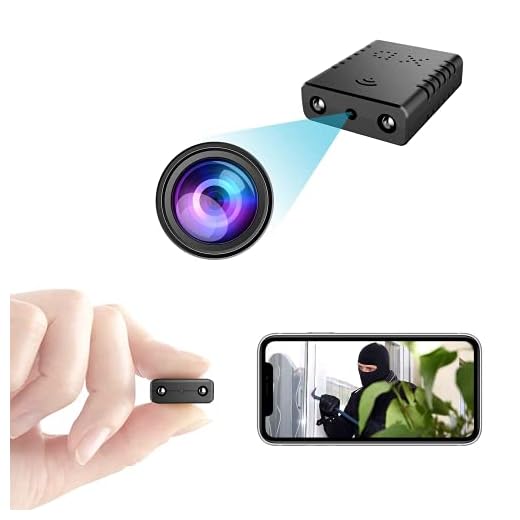 Minicâmera espiã 1080p, câmera de vigilância XD-WiFi, câmera babá portátil pequena HD com visão noturna e detecção de movimento, câmera de segurança secreta para casa e escritório