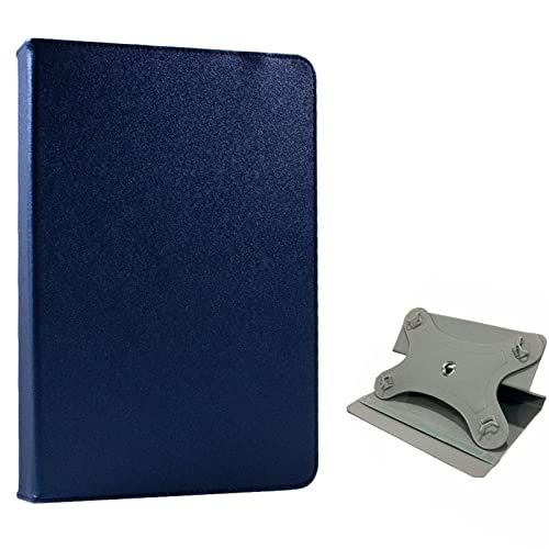 Custodia Cool Ebook/Tablet 8 Pollici Liscio Blu Girevole