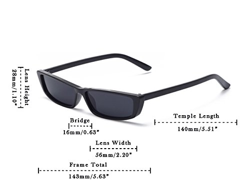 Rectangle Small Frame Sunglasses Fashion Designer Square Shades for women2