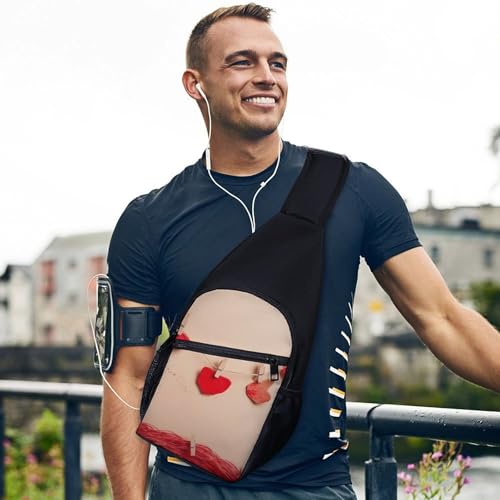 Mochila tipo sling para deporte y uso casual miniatura 3