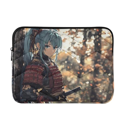 Funda para laptop con estampado Samurai Forest 13 pulgadas miniatura 1