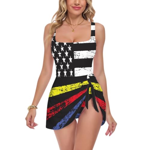 Bañador EE. UU. mujer para vacaciones de playa y piscina