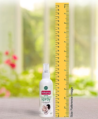 Image of Babyhug Natural Mosquito Repellent Spray with Citronella,Lemongrass & Eucalyptus Oil - 100 ml - 3 Months+