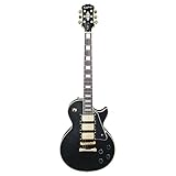 Epiphone Les Paul BLACK BEAUTY 3 Pickup Electric Guitar, Ebony