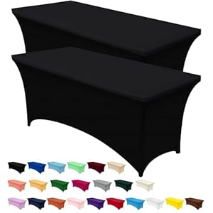 Utopia Kitchen Spandex Tablecloth 2...