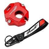 JYHMT-オートバイアクセサリー CNC キーカバーケースシェルホーネット CB 750 ホーネット 2023 に適合オートバイのキーホルダー（アルミニウム製キーリング）