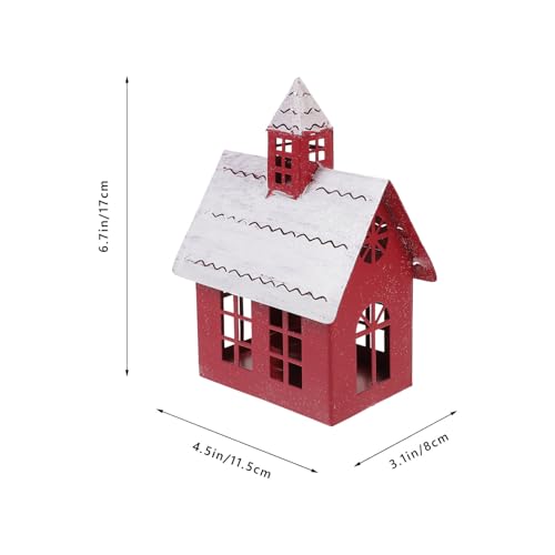 MAGICLULU-Christmas-Village-Houses-Metal-Christmas-Village-Figurines-Farmhouse-Galvanized-Tin-House-Desktop-Ornament-for-Xmas-Holiday-Mantel-Tabletop-Decor MAGICLULU Christmas Village Houses Metal Christmas Village Figurines Farmhouse Galvanized Tin House Desktop Ornament for Xmas Holiday Mantel Tabletop Decor