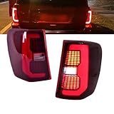 OAIPFDQ Replace Broken/Dim Tail Lights – Fit 1999–2004 Jeep Grand Cherokee LED Taillight Assembly Brake Assembly Turn Signal Assembly Rear Lamps Driver & Passenger Side