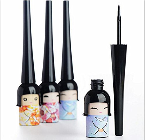 3 piezas set delineador líquido negro resistente al agua miniatura 2