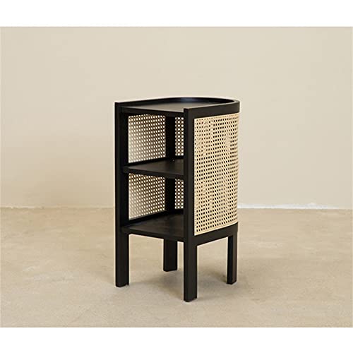 Table de chevet en rotin compacte pour optimiser une petite chambre - 5