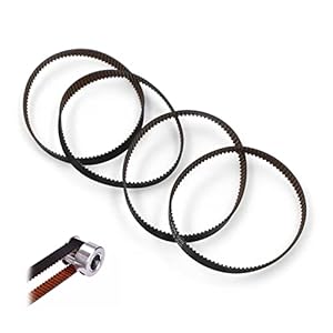 Fuxunamz GT2 Zahnriemen, 6mm, 200mm, 4 Stück