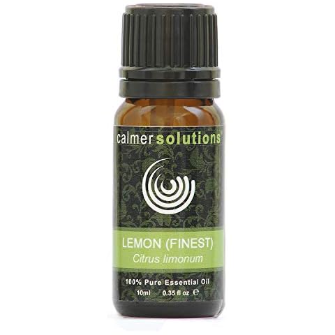 Calmer Solutions Lemon 100% Pure Essential Aromatherapy Oil 10ml Cover