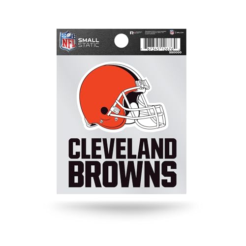 Rico Industries NFL Football Cleveland Browns Small Static Cling