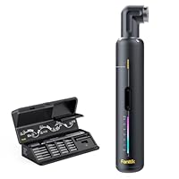 Fanttik S2 Pro 3,7V Elektroschrauber, Akku-Schrauberset, 7 Drehmoment (0,5 bis 6 Nm), 20 magnetische Bits, 1/4-Zoll-Sechskant-Aufnahme mit 90°-Adapter, geeignet für Möbel und Haushaltsreparaturen