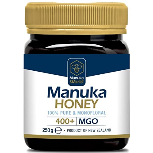 Manuka World MGO 400 + Manuka Honey - Auténtica Miel de Manuka Premium de Nueva Zelanda