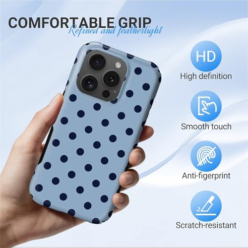 Coque iPhone 15 Pro MagSafe compatible double protection bleue