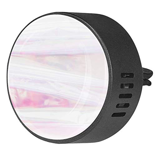 BestIdeas - Ambientador de aire para coche (2 unidades, con holográfico, rosa, fruta de la pasión, aroma floral, aromaterapia, difusor de aceites esenciales