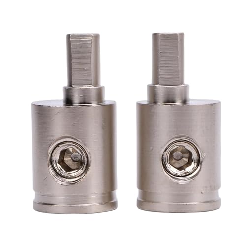 Cryfokt Metallverstärker-Eingangsreduzierer, Zuverlässige Auto-Sound-Verstärker-Kabeladapter für Stabile Verbindung, Passend für Auto-Sound-Enthusiasten (0GA bis 4GA)