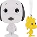 Hallmark Christmas Ornaments, Peanuts Snoopy and Woodstock Funko POP! Ornaments, Set of 2, Pop Culture Gifts