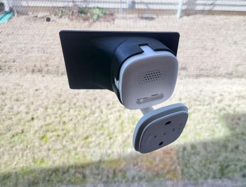 Window Angle Mount compatible with Eufy C120 2K indoor security wireless camera | 20 Degrees View or Tilt (Up/Down/Left/Right) | For yard or driveway watching | 2 colors