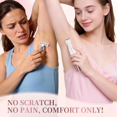 5-in-1 Bikini Trimmer Electric Razors for Women, Cordless Electric Shaver with LCD Display for Facial Body Legs Hair, Rechargeable Waterproof Pubic Body Hair Trimmer Holiday Birthday Gifts for Women — view 2