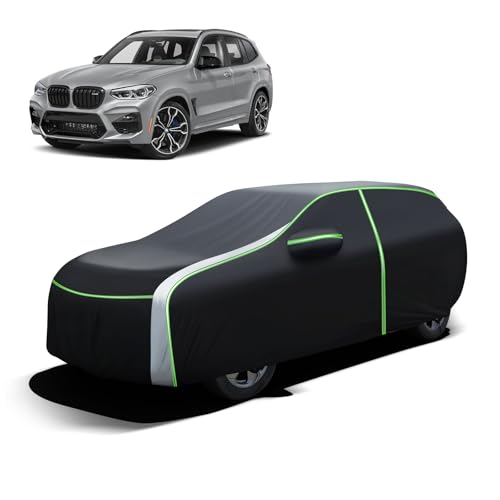 Image of Cartist Car Cover for BMW X3 /X3 M 2003-2025 2026, All Weather SUV Car Covers for X3 Accessories, Outdoor Waterproof UV Protection with Zipper & Reflective Safety Strips