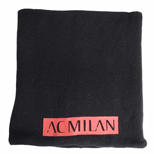 AC Milan Tour de Cou imprimé Mixte, Noir, XL