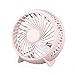 Jjoer Cichy wentylator do spania ciche wentylatory do sypialni przenośny wentylator akumulator wentylator USB cichy stojący wentylatory do sypialni cichy na zewnątrz przenośny różowy