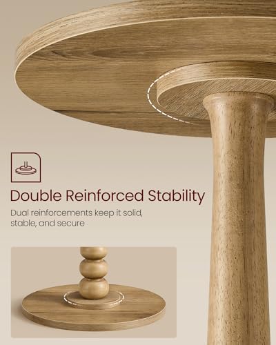 VASAGLE Round Side Table, Small Drink End Table, Accent Nightstand - Image 4