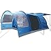 Highlander Outdoor Oak 4 Family Tunnel Tent, Blue