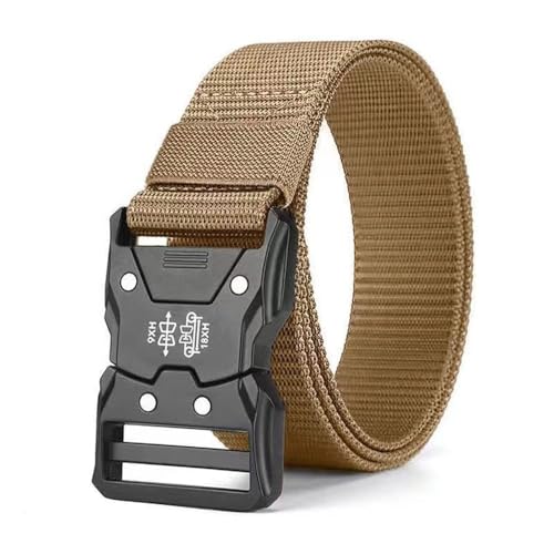 Men's Nylon Belt Outdoor Canvas Belt Casual Sports Workwear Pants Belt