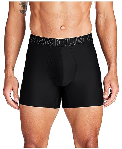 Under Armour Performance Tech Boxerjock, 15,2 cm, Einzelpack, Black Solid - Core, Größe 5XL – Ansicht 1